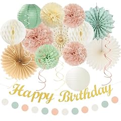 Sage-green Blush-pink Beige