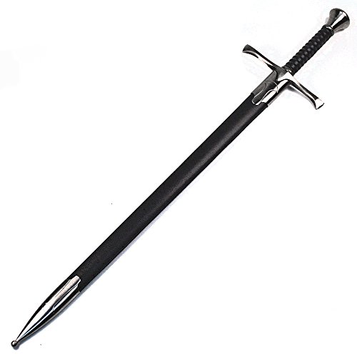 Ace Martial Arts Supply Medieval Knight Arming Sword with Scabbard (Pommel T5)