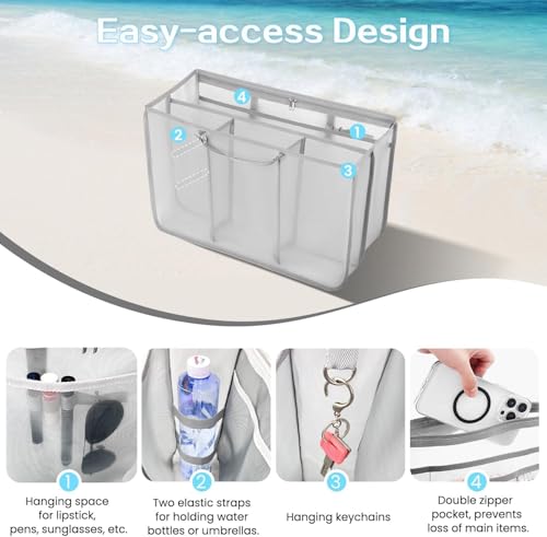 Image of XYFuuee Beach Bag Organizer Insert Divider for Medium Bogg Bag Accessories