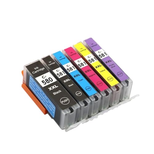 Cartouche d'encre compatible TS8150 TS8250 PGI580 CLI581 noir couleur pour TS8350