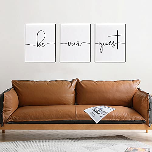 Be Our Guest Set of 3 Prints Guest Room Wall Decor Guest Bedroom Wall