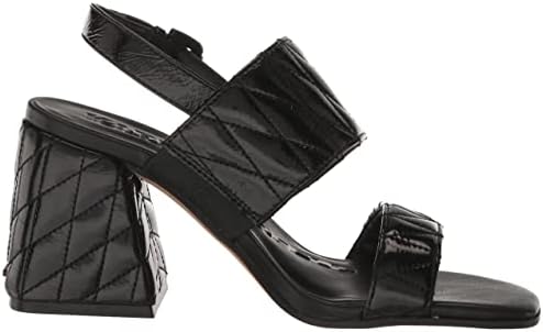 Karl Lagerfeld Paris Women's Everyday Casual Comfortable Dress Sandal Heeled, Black, 7 | Image 5
