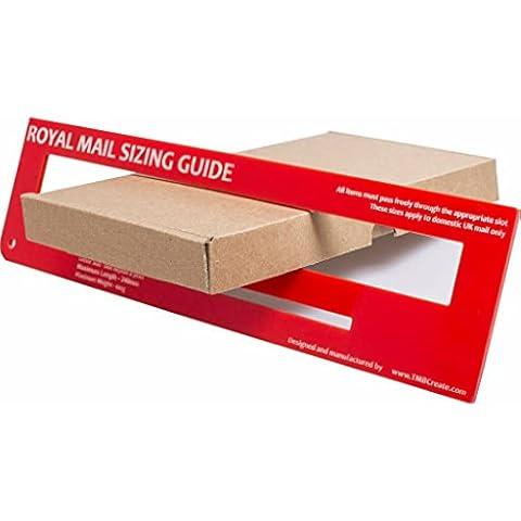 Trendwearz C4 / A4 Cardboard Boxes Royal Mail Large Letter Size Dimensions Postal Shipping Boxes (10), Brown Cover