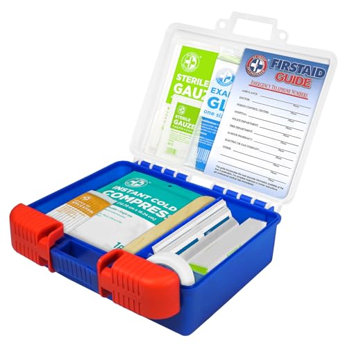 Be Smart Get Prepared 110 pc First Aid Kit: Clean, Treat, Protect Minor Cuts, Home, Office, Car, School, Business, Travel, Emergency, Outdoor, Camping & Sports, FSA/HSA (Packaging may vary) - Image 3