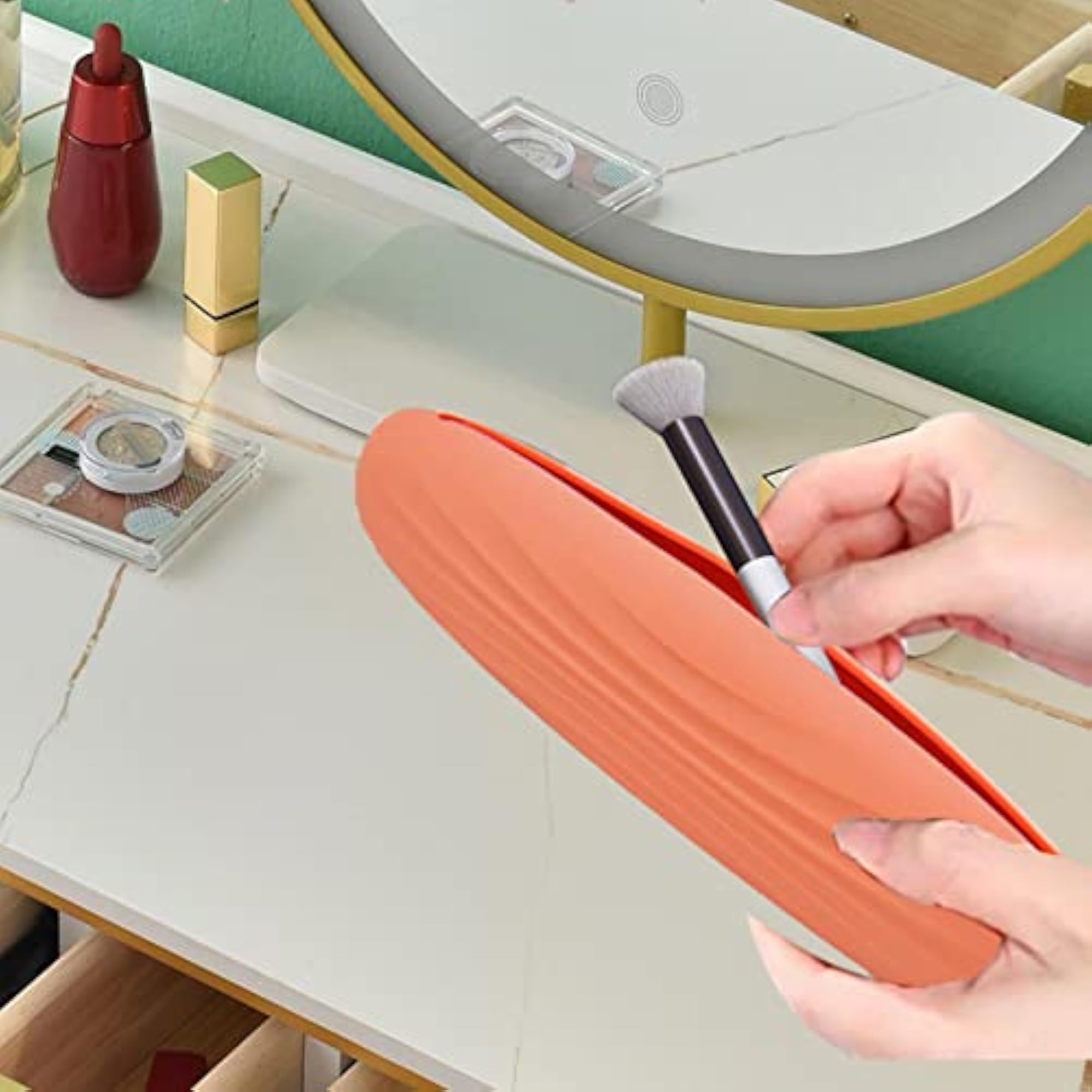 Mini Portable Silicone Makeup Bag for Travel