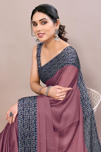Image of MIRCHI FASHION Saree for Woman Chiffon Madhubani Print | Breathable Comfortable Printed Saree for Office and Regular Use (Available in 15 Designs)