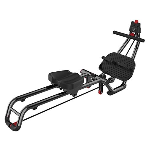Image of Fitness Equipment Folding Rowing Machine - Indoor Fitness Equipment - Portable Mini Rowing Machine - Multi-Function Rowing Device for Home Workout and Car