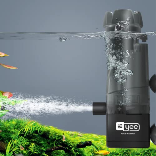 VAYINATO Aquarium Fish Tank Internal Surface Skimmer Oil Film Remover with Flow Adjustment Controller | YDQ-018 | 3.5 Watts | 400L/Hr Suitable Upto 3 Feet Tank