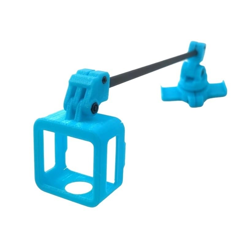 Custodia Protettiva Fotocamera Azione Con Supporto Tubo Carbonio 5 Pollici
