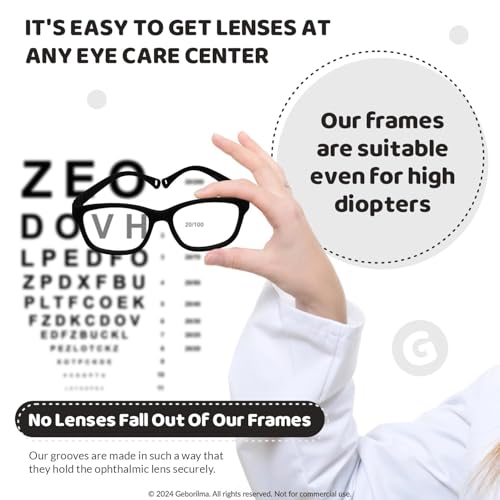 Image of Unbreakable Kids Glasses For 6-9 Years - 49-16-125 Sport Glasses For Kids Compatible with Prescription Lenses