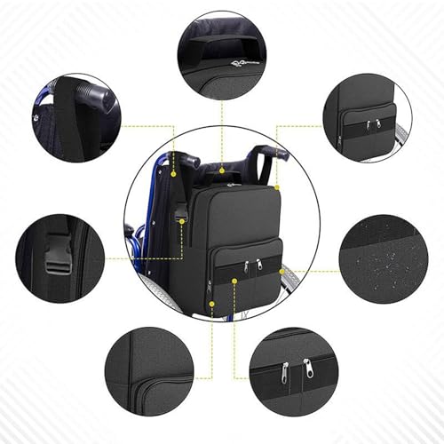 Bolsa para silla de ruedas que soluciona la falta de espacio y lluvia 6