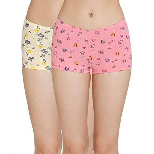 Image of Zivame Lavos Mid Rise Full Coverage Hipster Period Panty (Pack of 2) - Assorted