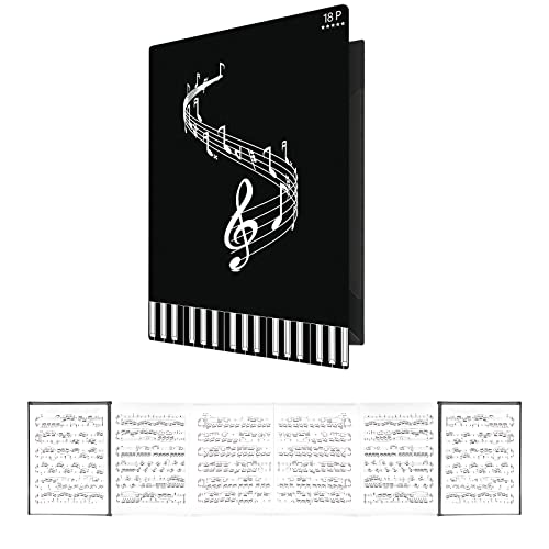 Garneck Classeur De Partitions Avec Pochettes Transparentes