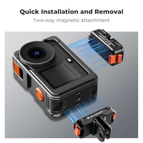 Image of K&F CONCEPT Cage + Foldable Quick Release Mount Kit for DJI Osmo Action 6
