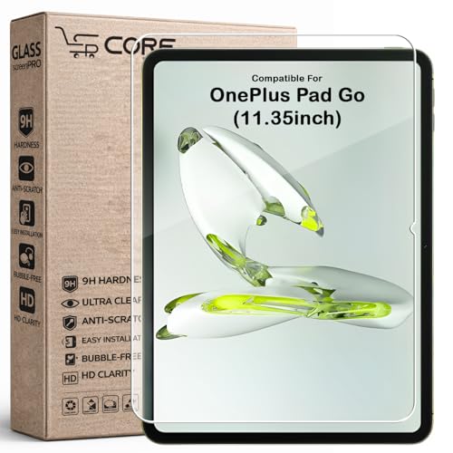 Image of Tempered Glass Full Screen Protector For Oneplus Pad Go 11.35 Inch Smartphone [Scratch Resistant] [Easy Installation] [Bubble Free] [1-Pack]