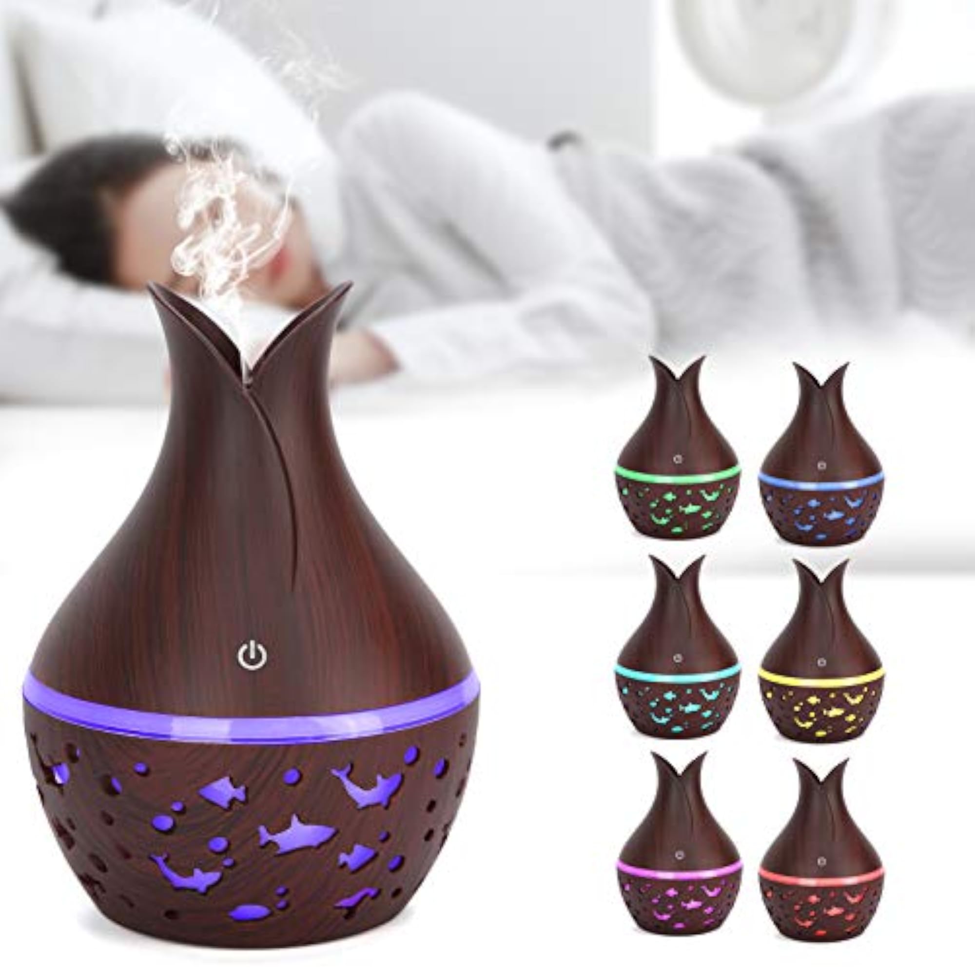 Electric Humidifier Aromatherapy Diffuser, Silent