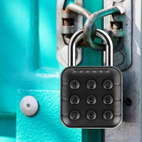Image of CBK Smart Lock with 6 Digit Password | Waterproof Resettable Password Lock | Heavy Duty Security Lock for Gate, Door, Gym Locker, School, Office, Warehouse, Fence, Shed & Outdoor Use (1 Year Warranty)