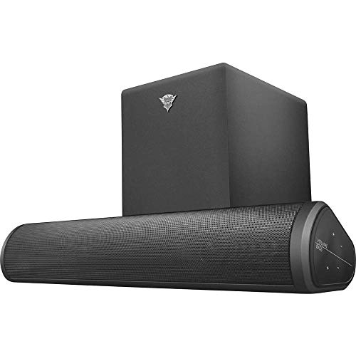 Trust Gaming GXT 664 Unca Soundbar con Set Altoparlanti e Subwoofer 2.1, Nero