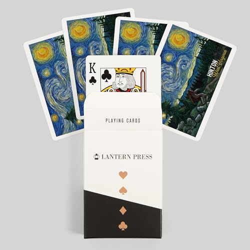 Lantern Press Naipes Poker 52 Cartas Estilo Noche Estrellada miniatura 6