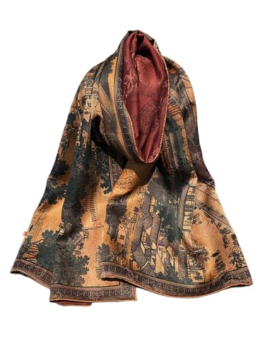 Foulard Xiangyunsha soie peinture classique pour sublimer vos soirées