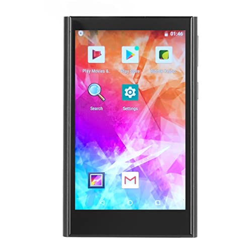 MP4 Player 4 Inch, Portable Music Player, Stable and Efficient BT HD Octa Core HiFi Sound Music Player with Zinc Alloy Middle Frame