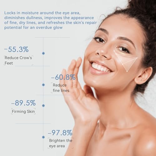 Kojic Acid Eye Cream, Brightening Eye Gel Under Eye Cream for Dark Circles & Puffiness Anti Aging Eye Cream Hydrating & Moisturizing Reduces Eye Bags & Fine Lines Suitable for All Skin Types - Image 5