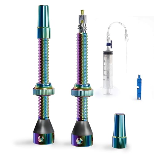 Shredr. Tubeless Ventile Set, Rainbow | Komplettes Set inkl. Tubeless...