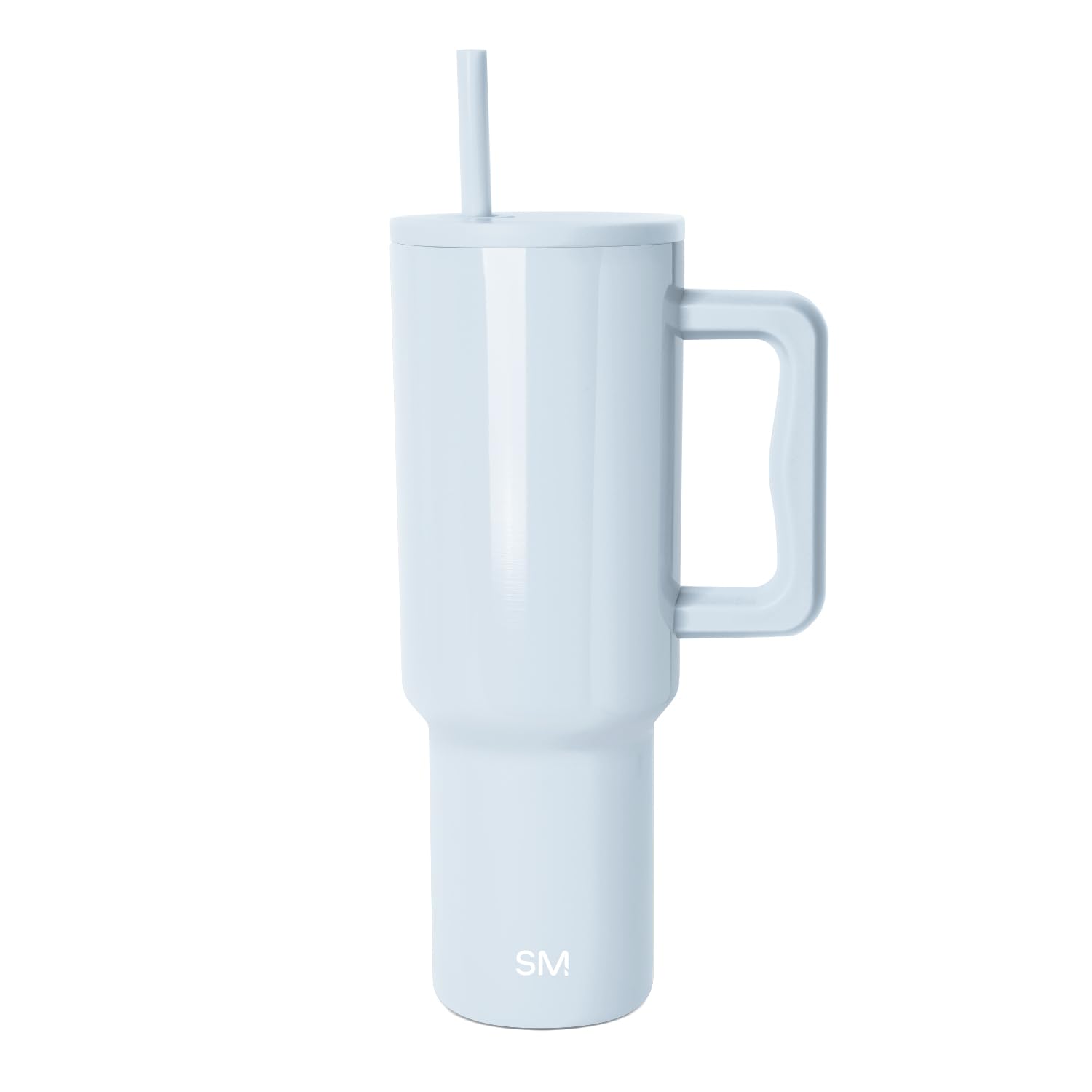 Simple Modern Tumbler with Handle and Straw | 40oz | Blue