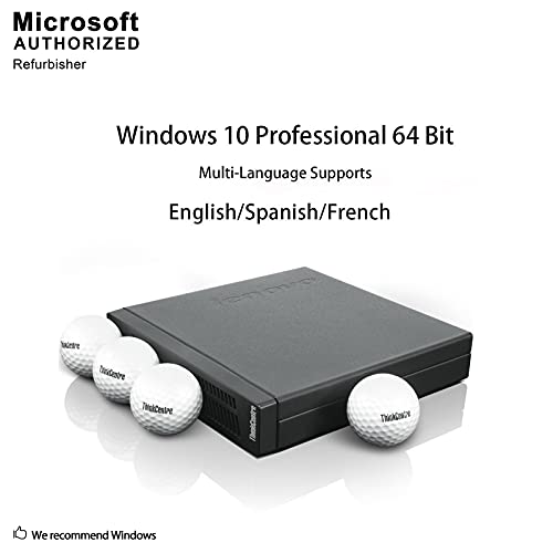 Fast Lenovo M92P Tiny Business Micro Tower Ultra Small Computer Pc (Intel Core I5-3470T, 8Gb Ram, 256Gb Ssd, Wifi, Usb 3.0, Vga) Win 10 Pro (Renewed) #TOP2