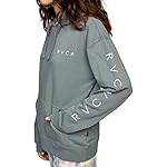 RVCA womens Graphic Fleece Pullover Hooded Sweatshirt - Image 3