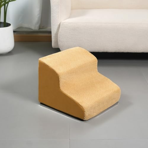 【Oneight】ペット階段小型犬ソファベッド階段スロープ滑り止め汚れ防止タラップ高齢犬取り外し可能ドッグステップ 踏み台 犬 階段 ステップ ペット階段 ドッグラダー 高密度フォーム 犬用スロープ 犬用踏み台 滑り止め 小型犬 室内犬 高齢犬 老犬介護