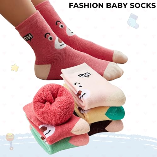 Image of Bembika Baby Socks Soft, Anti-Slip, and Stylish Socks for Toddlers, Perfect for Baby Crawling and Safety(S Size |1-3 Years Old)(BE3027)