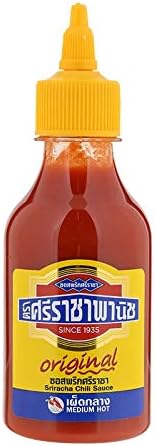 Sriraja Panich, Original Sriracha Chili Sauce, Medium Hot, 230 g [Pack of 1 piece]