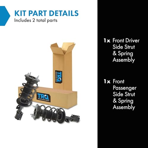 Image of TRQ Front Driver and Passenger Side Strut and Spring Assembly Set