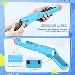 [Switch 1/2 compatible] FASTSNAIL Pistolet de tir pour Nintendo Switch 2/1/OLED pour Joy-Con 2, Poignée de la main pour Joycon 2 et pour Joycon 1 Contrôleur de pistolet, Accessoires de jeu de chasse