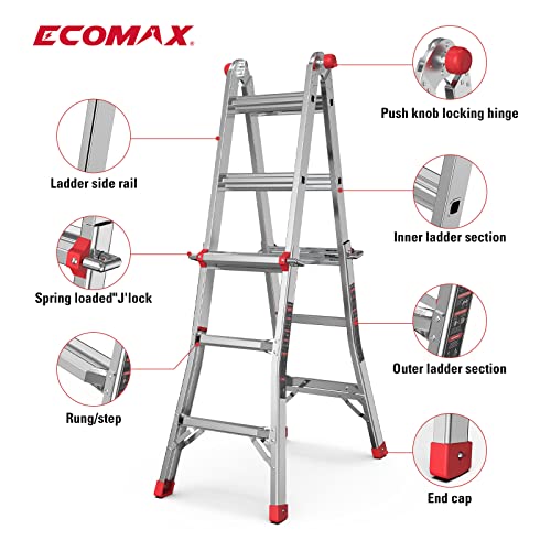 Multi-Position Folding Ladder 12 Ft