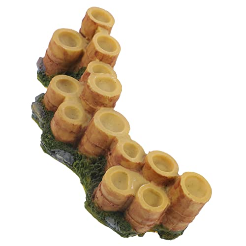 SEWOART Reptile Basking Platform Tree Stump for Reptiles Lizard Tank Accessories Decor