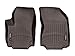 WeatherTech Custom Fit FloorLiners for GMC Terrain - 1st Row (4712341), Cocoa