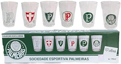 Allmix - Copo Americano 190Ml Luva C/6 Time Palmeiras Allmix 2916...