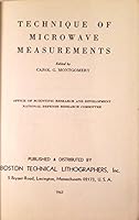 Technique of Microwave Measurements B001MVDGIO Book Cover