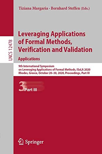 Buy Leveraging Applications of Formal Methods, Verification and Validation: Applications — BookShops.in