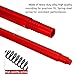 ARRCat Aluminum Comp Center Slider Driveshaft Upgrades Part for 1/10 Senton 4X4 3S Blx&550, Alloy Centor Drive Shaft for Senton 4X4 3S Blx&550,Red