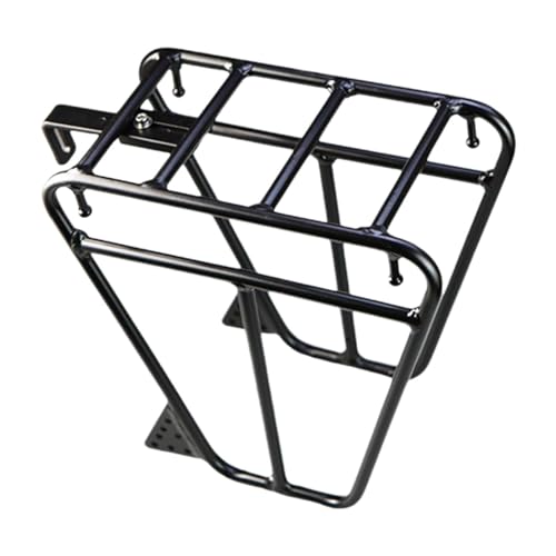jojomis Bike Front Carrier Rack Aluminum Alloy Luggage Shelf for Bicycle Touring Mountain Bike Cycling Travel Style A