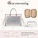LOVEVOOK Laptop Tote Bags for Women Canvas Work Bag 15.6 inch Large Professional Teacher Purse Lightweight Computer Bag Briefcase Business Office, Pink