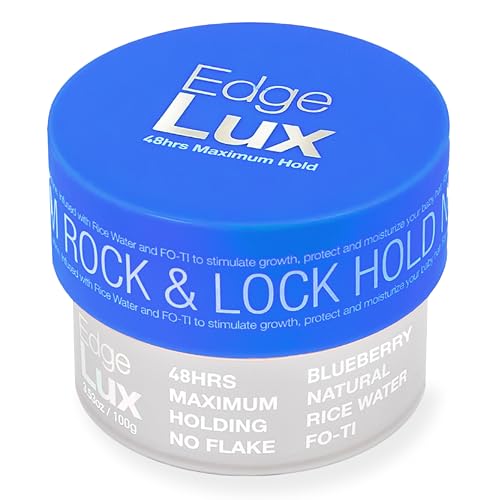 Lux Collection Edge Control Gel for 4C Hair, Blueberry