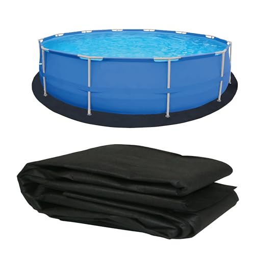 Ogrmar 18FT Round Pool Liner Pad Durable for Above Ground Swimming Pools Prevent Punctures and Extend The Life of Swimming Pool or Hot Tub Liner (18FT)