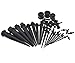 Produktbild 36-tlg. Tunnel Dehnstab Ohr Expander Ohr-Stretching-Kit Acryl Piercing Schmuck Schwarz 1,6mm-10mm