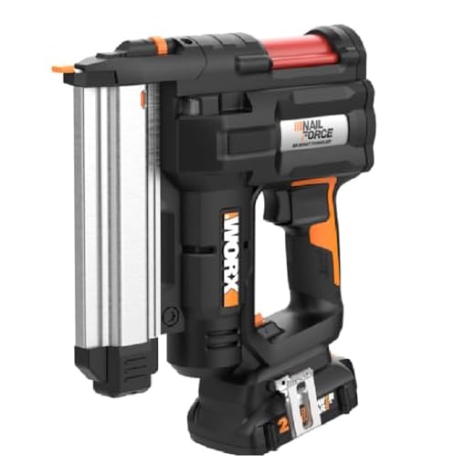 Worx WX840L 20V Power Share Cordless 18 Gauge Nail & Staple Gun