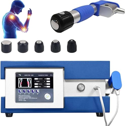 ToayNia Equipo de Fisioterapia con Terapia de Ondas de Choque, máquina de Fisioterapia de Ondas de Choque neumáticas, máquina de Ondas de Choque extracorpóreas para disfunción eréctil A