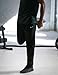 Nike Men's Therma Therma-Fit Open Hem Fitness Pants, Black/Black/White, Medium
